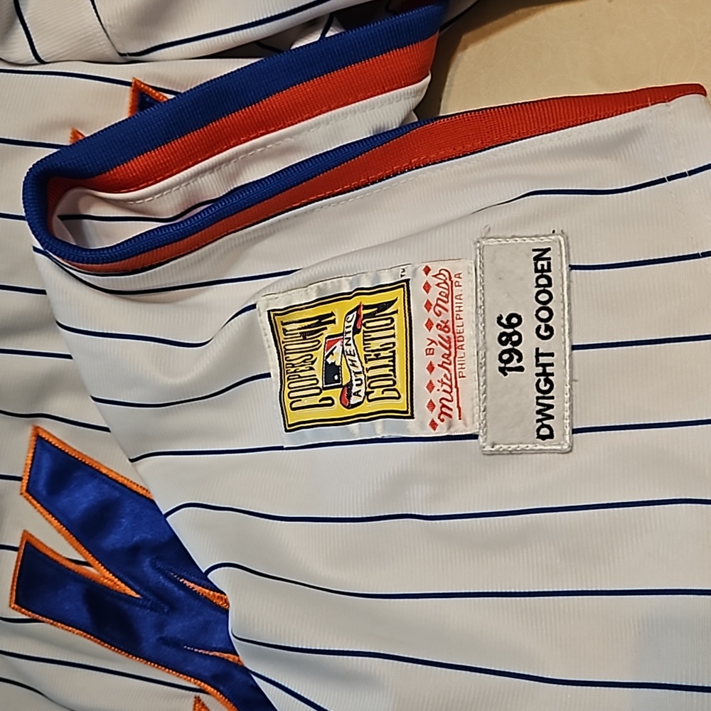 Gooden Mets Authentic Baseball Jersey - image 4